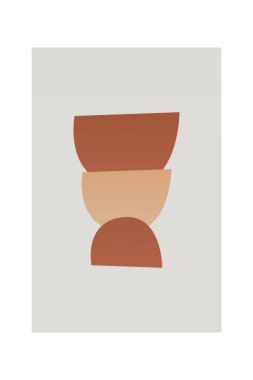 Soyut bohem duvar dekorasyonu posteri. Soyut minimalist duvar dekorasyonu basılabilir poster. Boho orta yüzyıl duvar sanat posteri