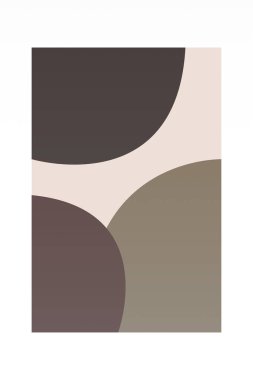 Soyut bohem duvar dekorasyonu posteri. Soyut minimalist duvar dekorasyonu basılabilir poster. Boho orta yüzyıl duvar sanat posteri