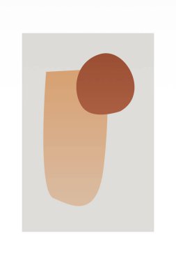 Soyut bohem duvar dekorasyonu posteri. Soyut minimalist duvar dekorasyonu basılabilir poster. Boho orta yüzyıl duvar sanat posteri