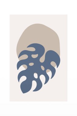 Soyut botanik duvar dekorasyonu. Boho çiçek duvarı dekoru basılabilir poster. Çiçek duvarı ev dekorasyonu posteri