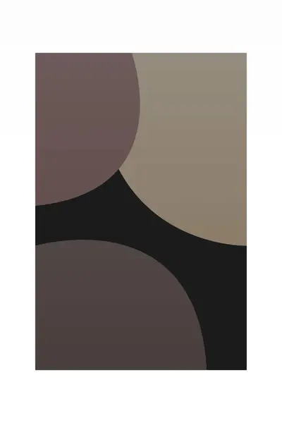 Abstraktní Plakát Bohémské Výzdoby Nástěnného Umění Abstraktní Minimalistická Nástěnná Výzdoba — Stock fotografie
