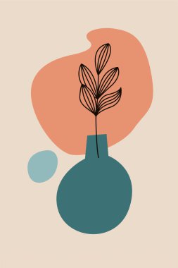 Boho Botanik Yaprakları Duvar Sanatı. Botanik Boho Shapes Duvar Dekoru. Yazdırılabilir Boho Ev Dekoru