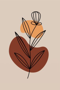 Boho Botanik Yaprakları Duvar Sanatı. Botanik Boho Shapes Duvar Dekoru. Yazdırılabilir Boho Ev Dekoru