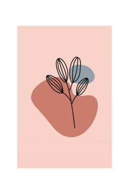 Boho Botanik Yaprakları Duvar Sanatı. Botanik Boho Shapes Duvar Dekoru. Yazdırılabilir Boho Ev Dekoru