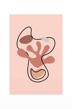 Boho Botanik Yaprakları Duvar Sanatı. Botanik Boho Shapes Duvar Dekoru. Yazdırılabilir Boho Ev Dekoru