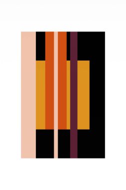 Soyut geometrik şekiller duvar sanat dekorasyonu. Soyut dikdörtgen duvar dekoru posteri. Yazdırılabilir soyut duvar dekoru posteri