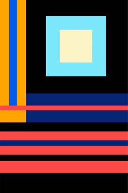 Soyut geometrik şekiller duvar sanat dekorasyonu. Soyut dikdörtgen duvar dekoru posteri. Yazdırılabilir soyut duvar dekoru posteri