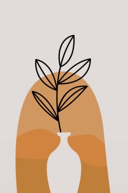 Boho Botanik Yaprakları Duvar Sanatı. Botanik Boho Shapes Duvar Dekoru. Yazdırılabilir Boho Ev Dekoru