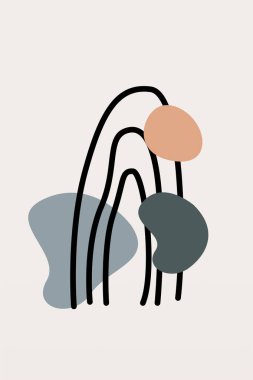 Boho Botanik Yaprakları Duvar Sanatı. Botanik Boho Shapes Duvar Dekoru. Yazdırılabilir Boho Ev Dekoru