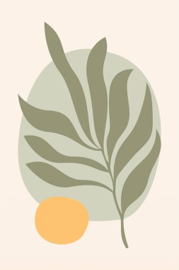 Boho Botanik Yaprakları Duvar Sanatı. Botanik Boho Shapes Duvar Dekoru. Yazdırılabilir Boho Ev Dekoru