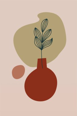 Boho Botanik Yaprakları Duvar Sanatı. Botanik Boho Shapes Duvar Dekoru. Yazdırılabilir Boho Ev Dekoru