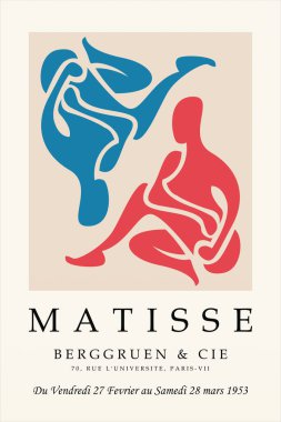 Matisse duvar dekorasyonu posteri. Yazdırılabilir matisse duvar dekoru posteri