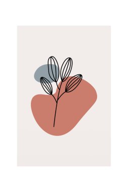 Boho Botanik Yaprakları Duvar Sanatı. Botanik Boho Shapes Duvar Dekoru. Yazdırılabilir Boho Ev Dekoru