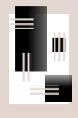 Soyut Japon Duvar Sanatı Dekorasyonu. Dijital Boho Yazdırılabilir Duvar Sanatı. Minimalist Geometrik Duvar Dekorasyonu