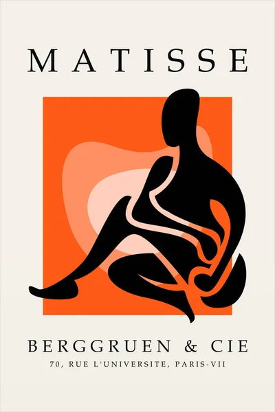 Matisse Nástěnný Plakát Výzdobou Printable Matisse Wall Decor Poster — Stock fotografie