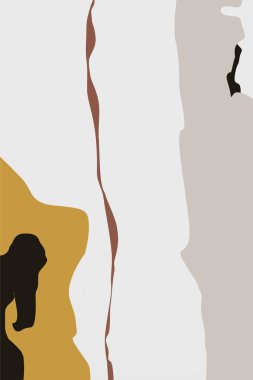 Minimalist Soyut Tarafsız Duvar Sanat Dekorasyonu. Yazdırılabilir Minimalist Duvar Dekoru