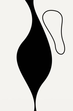 Minimalist Soyut Tarafsız Duvar Sanat Dekorasyonu. Yazdırılabilir Minimalist Duvar Dekoru