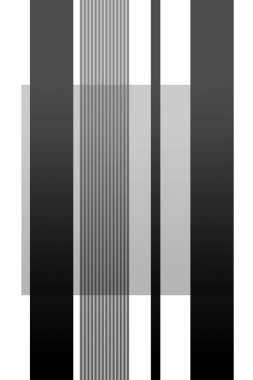 Soyut geometrik şekil gri ölçekli duvar dekoru. Yazdırılabilir geometrik duvar dekorasyonu posteri