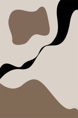 Minimalist Soyut Tarafsız Duvar Sanat Dekorasyonu. Yazdırılabilir Minimalist Duvar Dekoru