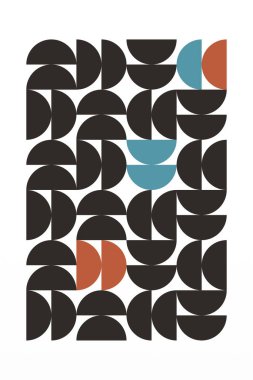 Bauhaus Art Wall Decor. Printable Geometric Home Decor. Nordic Bauhaus Retro Wall Decor