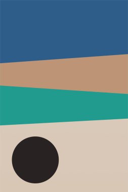 Bauhaus Art Wall Decor. Printable Geometric Home Decor. Nordic Bauhaus Retro Wall Decor