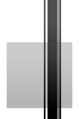 Soyut geometrik şekil gri ölçekli duvar dekoru. Yazdırılabilir geometrik duvar dekorasyonu posteri