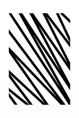 Soyut çizgili duvar dekoru. Yazdırılabilir çizgili duvar sanat dekorasyonu