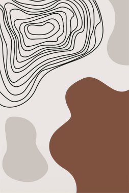 Tarafsız Soyut Duvar Sanatı. Minimalist Geometrik Yazdırılabilir. Soyut Boho Yazdırılabilir Duvar Dekoru