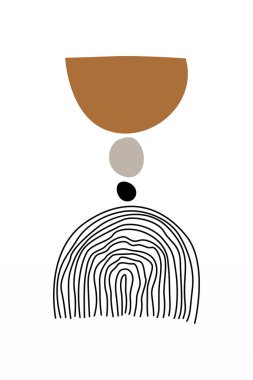 Tarafsız Soyut Duvar Sanatı. Minimalist Geometrik Yazdırılabilir. Soyut Boho Yazdırılabilir Duvar Dekoru