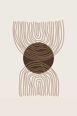 Tarafsız Soyut Duvar Sanatı. Minimalist Geometrik Yazdırılabilir. Soyut Boho Yazdırılabilir Duvar Dekoru