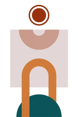 Tarafsız Soyut Duvar Sanatı. Minimalist Geometrik Yazdırılabilir. Soyut Boho Yazdırılabilir Duvar Dekoru