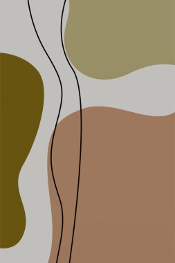 Tarafsız Soyut Duvar Sanatı. Minimalist Geometrik Yazdırılabilir. Soyut Boho Yazdırılabilir Duvar Dekoru