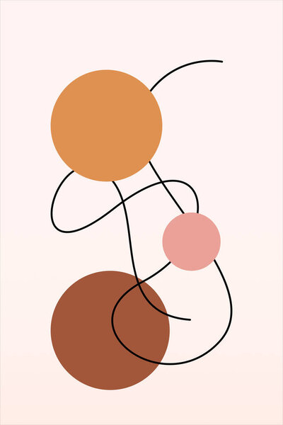 Стены украшения кривых линий и абстрактных форм. Нить линии стены художественное оформление. Абстрактная форма плаката