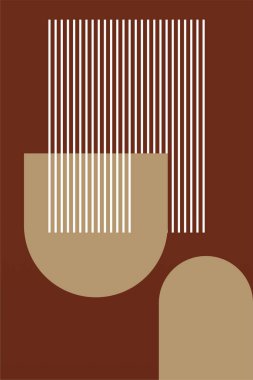 Soyut Poster, Orta Çağ Modern, Renkli Yazdırma, Geometrik Resim Yazdırma, Geometrik Şekiller, Çağdaş Yazdırma, Soyut Duvar Sanatı