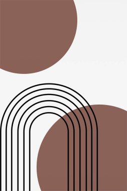 Soyut Poster, Orta Çağ Modern, Renkli Yazdırma, Geometrik Resim Yazdırma, Geometrik Şekiller, Çağdaş Yazdırma, Soyut Duvar Sanatı