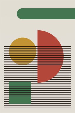 Soyut Poster, Orta Çağ Modern, Renkli Yazdırma, Geometrik Resim Yazdırma, Geometrik Şekiller, Çağdaş Yazdırma, Soyut Duvar Sanatı