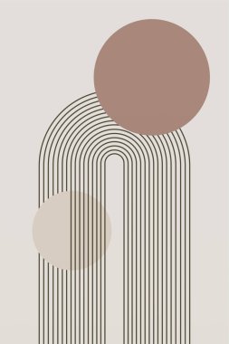 Geometrik Gökkuşağı Kemer Arkaplanı. Orta Çağ Modern Gökkuşağı Arkaplan Çizimi