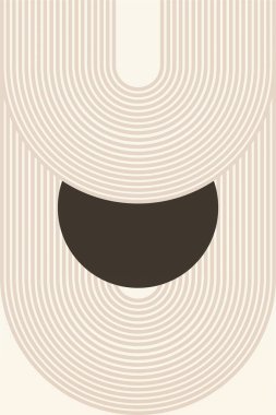 Geometrik Gökkuşağı Kemer Arkaplanı. Orta Çağ Modern Gökkuşağı Arkaplan Çizimi