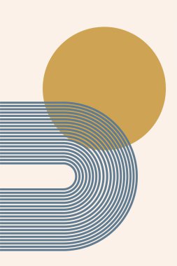 Geometrik Gökkuşağı Kemer Arkaplanı. Orta Çağ Modern Gökkuşağı Arkaplan Çizimi