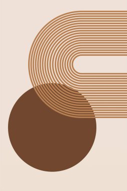 Geometrik Gökkuşağı Kemer Arkaplanı. Orta Çağ Modern Gökkuşağı Arkaplan Çizimi