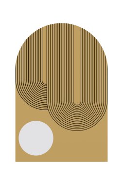 Geometrik Gökkuşağı Kemer Arkaplanı. Orta Çağ Modern Gökkuşağı Arkaplan Çizimi