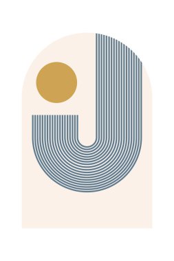 Geometrik Gökkuşağı Kemer Arkaplanı. Orta Çağ Modern Gökkuşağı Arkaplan Çizimi