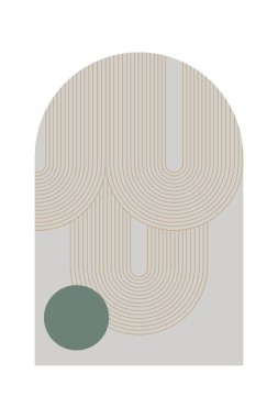 Geometrik Gökkuşağı Kemer Arkaplanı. Orta Çağ Modern Gökkuşağı Arkaplan Çizimi