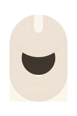 Geometrik Gökkuşağı Kemer Arkaplanı. Orta Çağ Modern Gökkuşağı Arkaplan Çizimi