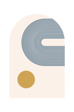 Geometrik Gökkuşağı Kemer Arkaplanı. Orta Çağ Modern Gökkuşağı Arkaplan Çizimi