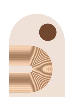 Geometrik Gökkuşağı Kemer Arkaplanı. Orta Çağ Modern Gökkuşağı Arkaplan Çizimi