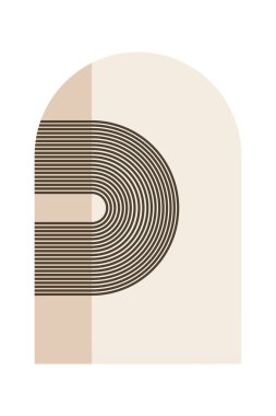 Geometrik Gökkuşağı Kemer Arkaplanı. Orta Çağ Modern Gökkuşağı Arkaplan Çizimi