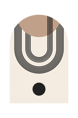 Geometrik Gökkuşağı Kemer Arkaplanı. Orta Çağ Modern Gökkuşağı Arkaplan Çizimi