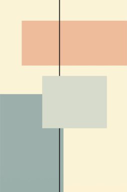 Soyut geometrik şekil arkaplanı. Düz soyut şekil sanat arkaplanı