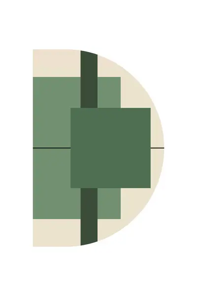 抽象的な幾何学的な形の背景 フラット抽象的な形状アートの背景 — ストック写真